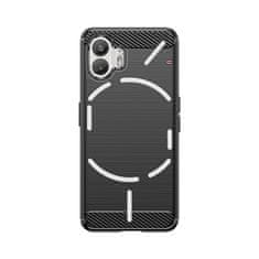 IZMAEL Carbon Shield TPU puzdro pre Nothing Phone (2) - Čierna KP28567