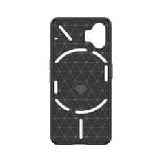 IZMAEL Carbon Shield TPU puzdro pre Nothing Phone (2) - Čierna KP28567