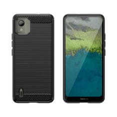 IZMAEL Carbon Shield TPU puzdro pre Nokia C110 - Čierna KP28573