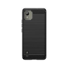 IZMAEL Carbon Shield TPU puzdro pre Nokia C110 - Čierna KP28573