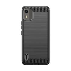 IZMAEL Carbon Shield TPU puzdro pre Nokia C12/C12 Plus/C12 Pro - Čierna KP28570