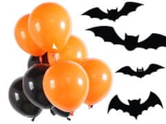 Verk  Balóniky Halloween čierne a oranžové 20 ks