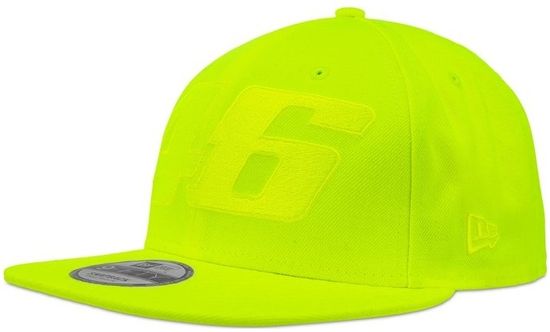 VR46 šiltovka CORE Rail fluo žltá