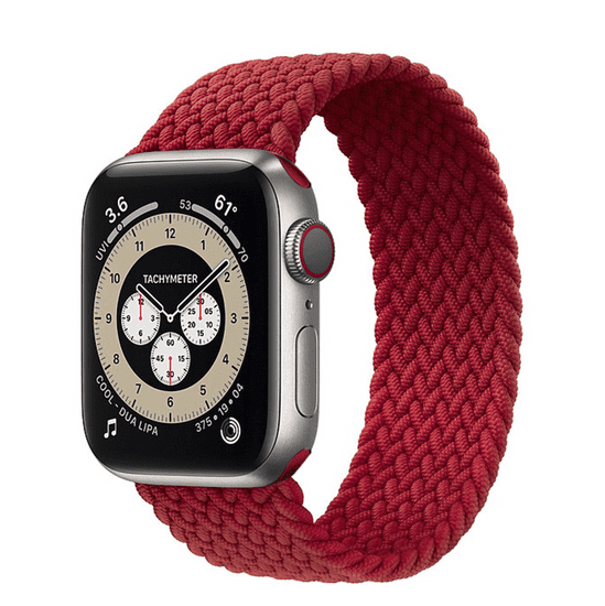 Bomba Nylonový elastický remienok na Apple Watch WD112RED_SIZE-L-38-40MM4