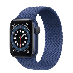 Bomba Nylonový elastický remienok na Apple Watch WD112BLACK_SIZE-S-42-44MM