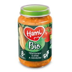 Hami Príkrm mäsovo-zeleninový Cestoviny s tekvicou a hovädzím BIO 190 g, 8m+