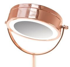 RIO Obojstranné kozmetické zrkadlo (Rose Gold Mirror)