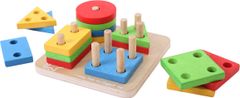 Bigjigs Toys Drevené nasadzovacie tvary SHAPES