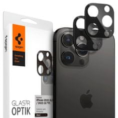 Spigen Optik 2x sklo na kameru iPhone 14 Pro / 14 Pro Max / 15 Pro / 15 Pro Max, čierne