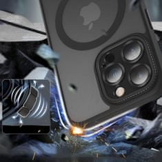 Tech-protect Magmat Cam MagSafe kryt na iPhone 15 Pro Max, čierny
