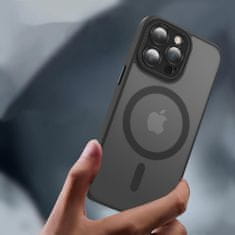 Tech-protect Magmat Cam MagSafe kryt na iPhone 15 Pro Max, čierny