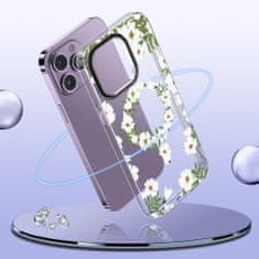 Tech-protect Magmood MagSafe kryt na iPhone 15, spring floral