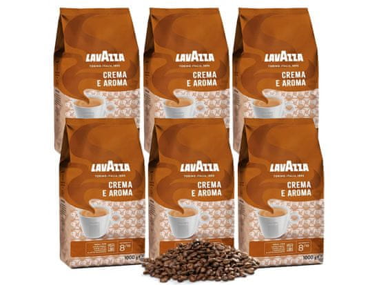 Lavazza LAVAZZA Crema E Aroma - Zmes stredne pražených kávových zŕn Arabica a Robusta