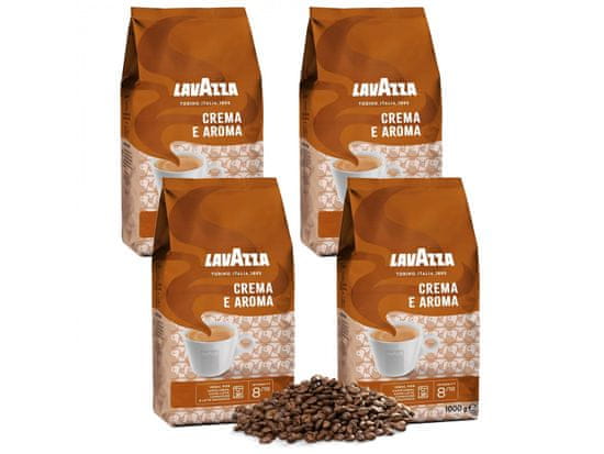 Lavazza LAVAZZA Crema E Aroma - Zmes stredne pražených kávových zŕn Arabica a Robusta