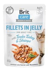 Brit Care Cat Filety v Jelly with Turkey&Shrimps 85g