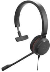 Jabra Evolve 20/Mono/USB/Drôt/MS/Čierna