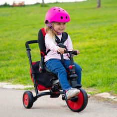 Smart Trike STR7 Skladacia detská trojkolka/kočík, 7v1, červená, 6m-3r