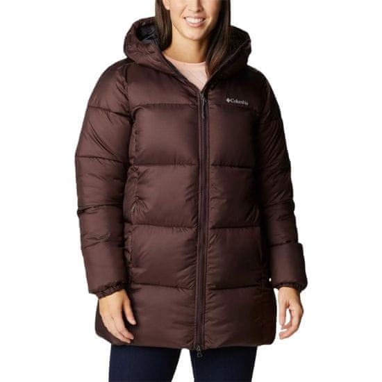 COLUMBIA Bundy univerzálne hnedá Puffect Mid Hooded Jacket