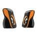 Genius repro SP-Q180, 2.0, 6W, USB napájanie, 3,5 mm jack, čierno-oranžové