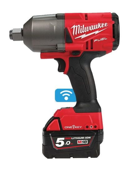 Milwaukee Aku rázový uťahovák 3/4", 2x batéria 5.0 Ah, nabíjačka - Milwaukee M18 ONE FHIWF34-502X