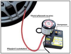 Autonar czech Súprava na opravu pneumatík, kompresor a lepidlo - airMAN
