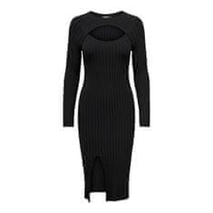 ONLY Dámske šaty ONLEVI Regular Fit 15307302 Black (Veľkosť L)