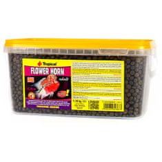 TROPICAL Flower Horn Adult Pellet 3l/1,14kg vyfarbujúce krmivo pre Flower Horn a iné cichlidy