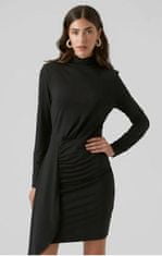 Vero Moda Dámske šaty VMHEVI Regular Fit 10295746 Black (Veľkosť M)