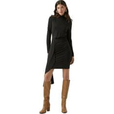 Vero Moda Dámske šaty VMHEVI Regular Fit 10295746 Black (Veľkosť M)