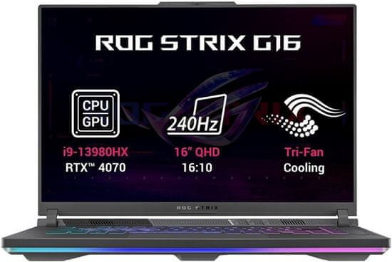 ASUS ROG Strix G16 (2023) G614 (G614JI-N4089W), šedá