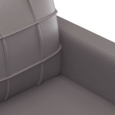Petromila vidaXL 2-dielna sedacia súprava s vankúšmi sivá umelá koža