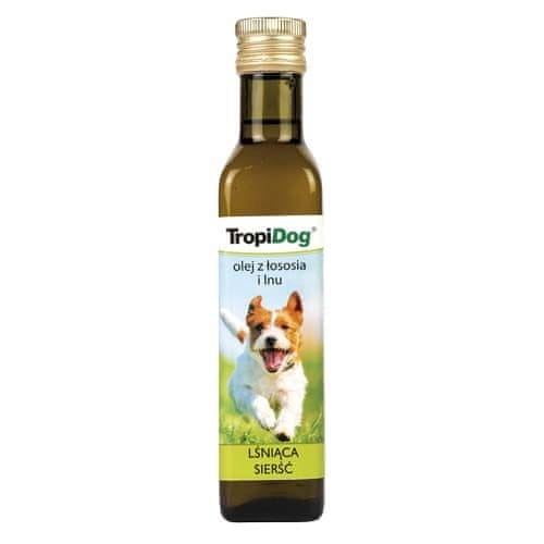 TROPIDOG Lososový a ľanový olej pre psov 250ml