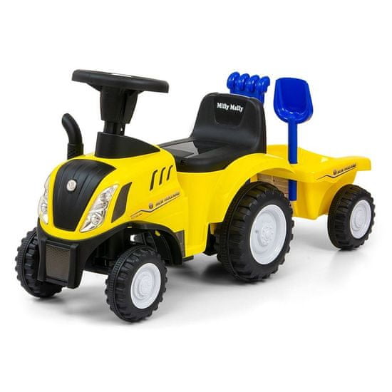 MILLY MALLY Odrážadlo NEW HOLLAND T7 TRAKTOR žlté