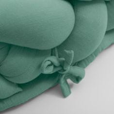 NEW BABY Mušelínová detská hracia deka zelená