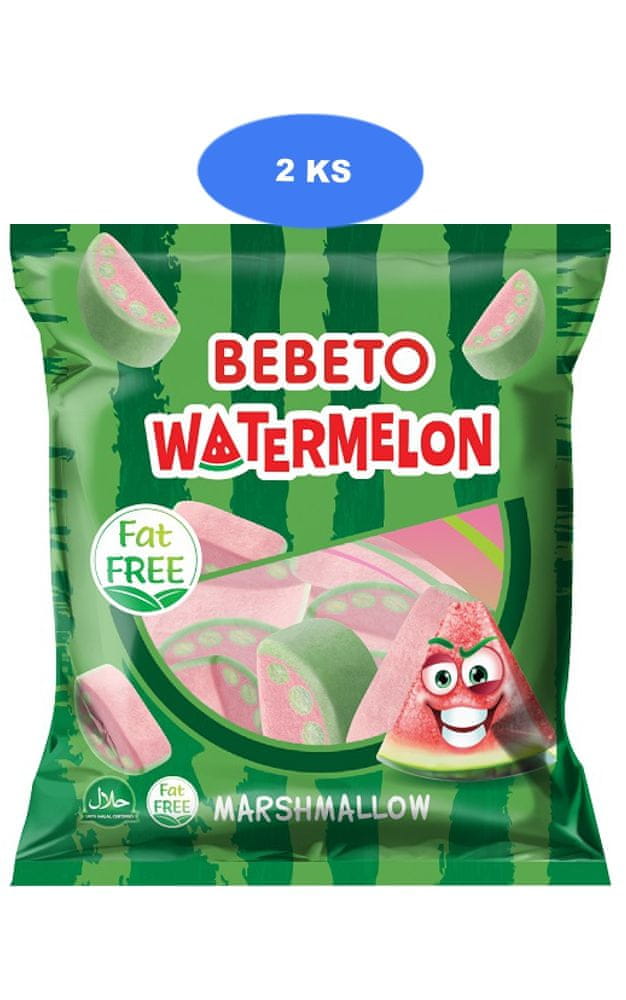 Bebeto  želé cukríky marshmallow melón 60g (2 ks)