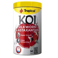 TROPICAL KOI SILKWORM&ASTAXANTHIN PELLET SIZE M 1l/320g plávajúce krmivo pre jazierkové ryby