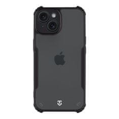 Tactical Zadný kryt Quantum Stealth pre Apple iPhone 15 Priehľadný/čierny