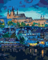 ZUTY Diamantové maľovanie - TEMNÁ PRAHA 40x50 cm NO