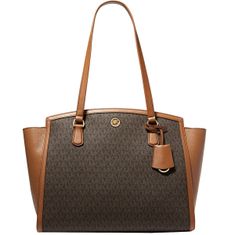 Michael Kors Dámska kožená kabelka 30F2G7CT3B Brown Acorn