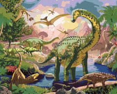 ZUTY Diamantové maľovanie - DINOSAURI (IMAGE WORLD-AP) 40x50 cm NO