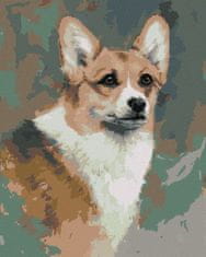 ZUTY Diamantové maľovanie - WELSH CORGI PEMBROKE (JIM KILLEN) 40x50 cm NO