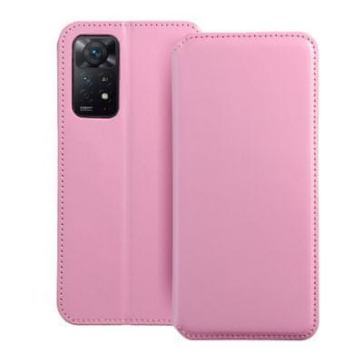 FORCELL Knižkové puzdro DUAL POCKET pre xiaomi Note 11 PRO 4G / 5G ružové