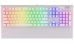 Endorfy herná klávesnica Omnis OWH Pudd.Kailh BL RGB / USB / blue switch / drôtová /mechanická/US layout/biela RGB