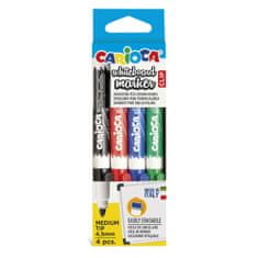 Carioca Whiteboard marker - Fixi na biele tabule 4ks