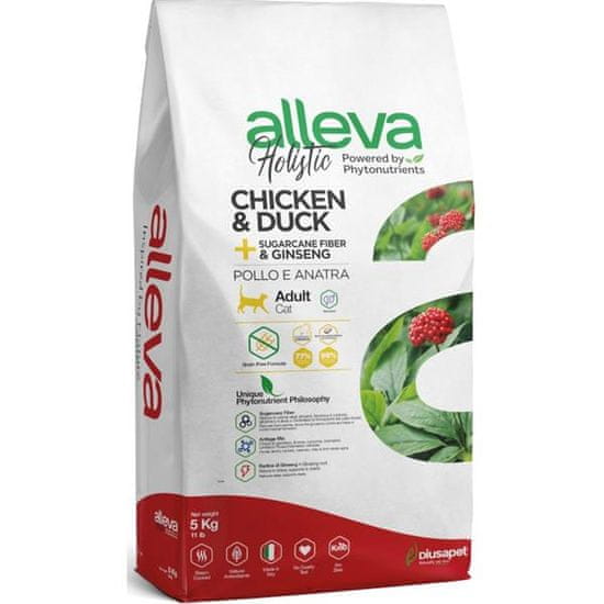 Alleva HOLISTIC Cat Dry Adult Chicken&Duck Neutered 5kg