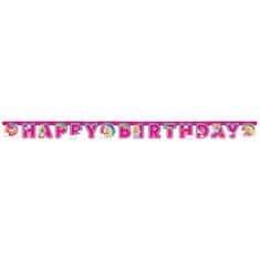 Amscan Girlanda happy birthday Barbie 200x15cm -