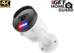 iGET iGET HGNHK938CAM - UltraHD 4K PoE IP kamera, SMART detekce, IP66, zvuk, noční přísvit 40m, ONVIF 2.6