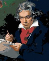 ZUTY Diamantové maľovanie - LUDWIG VAN BEETHOVEN YES 40x50 cm