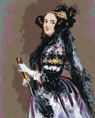 ZUTY Diamantové maľovanie - PORTRÉT ADA LOVELACE (ALFRED EDWARD CHALON) 40x50 cm NO