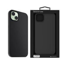 Next One Silicone Case pre iPhone 15 MagSafe compatible IPH-15-MAGCASE-BLACK - čierne